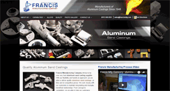 Desktop Screenshot of francismanufacturing.com